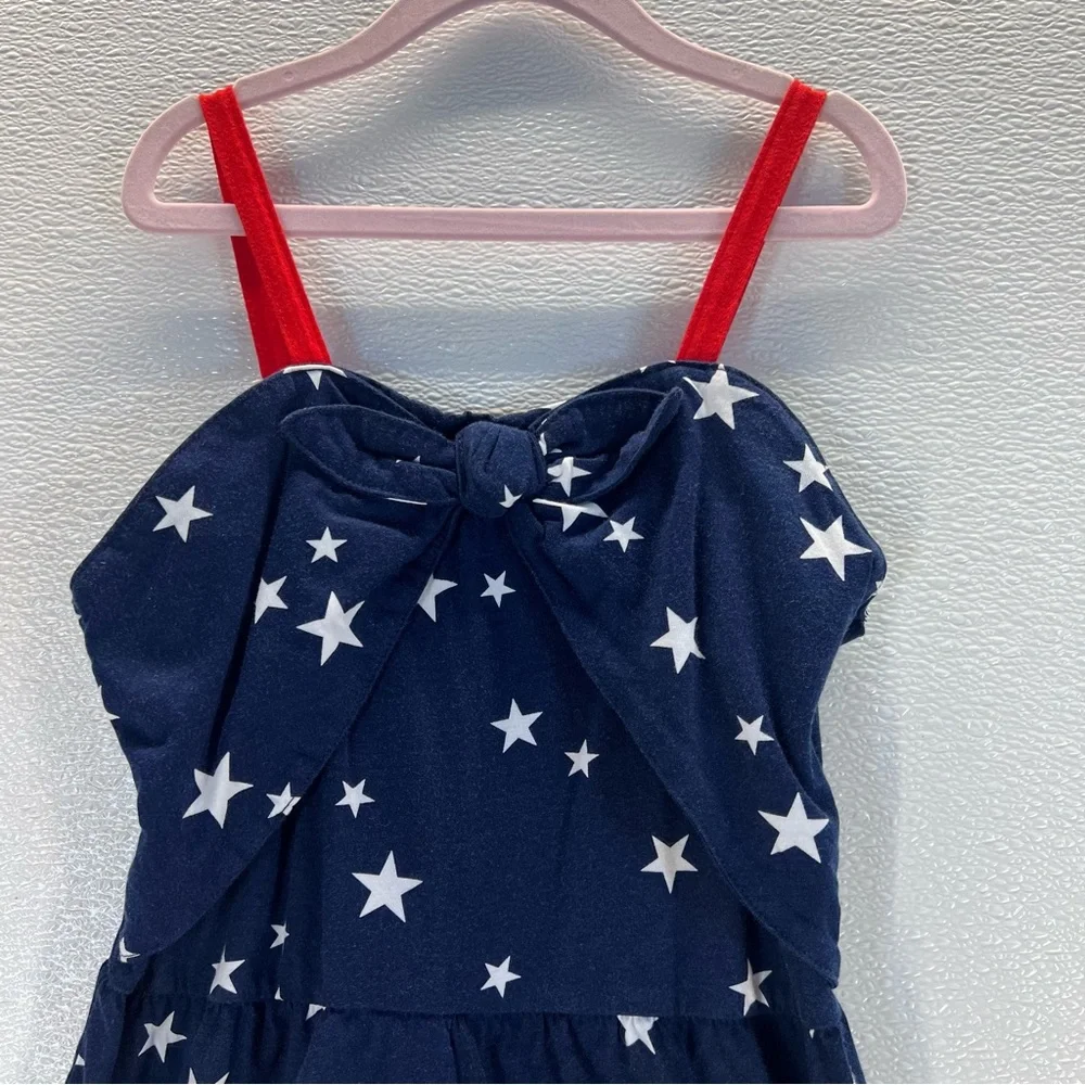 ⭐ Carter’s‎ Girls Romper | Size 10/10A | Navy Stars Red Straps